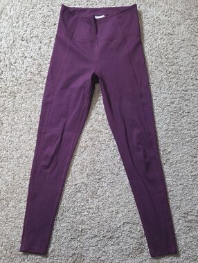 girlfriend collective high-waist plum leggings